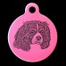 Cavalier King Charles Spaniel Style B Engraved 31mm Large Round Pet Dog ID Tag